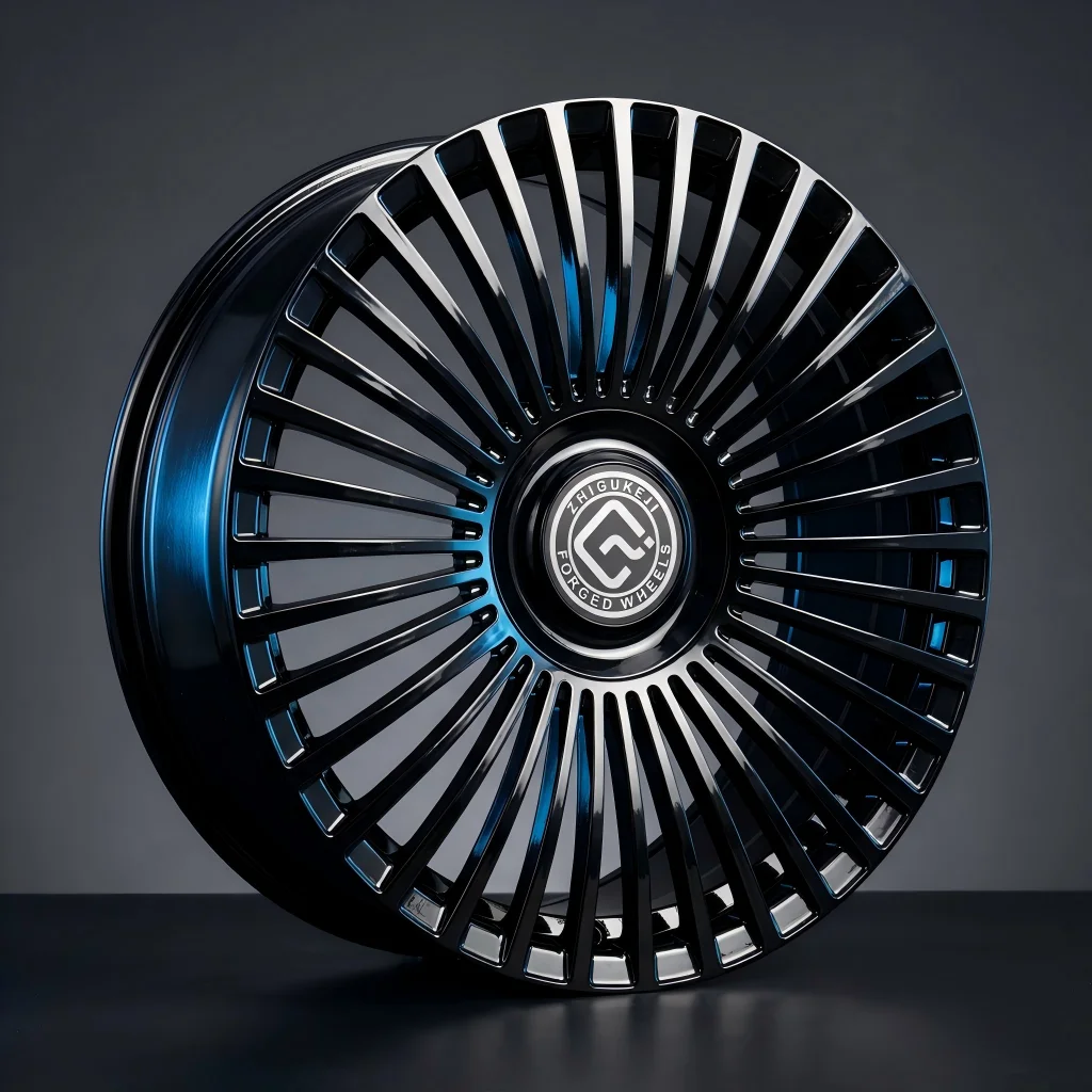 

Forged Turbo Fan Aero Wheels 18-22 Inch Gloss Black Multi-Spoke 5-Year Warranty Universal Fitment for ModelHigh end customized