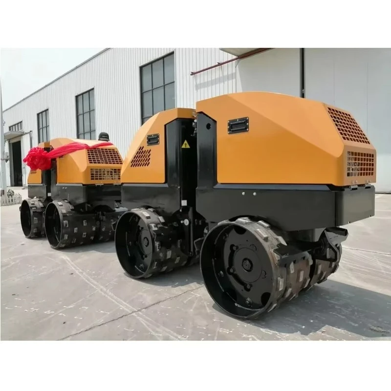 รถบดอัดดินขนาดเล็ก รุ่น SRD016W พร้อมรีโมทคอนโทรล สำหรับขาย