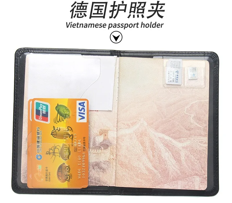 Funda de pasaporte de Alemania para mujer, funda de soporte de pasaporte alemán rosa para pasaporte, billetera de viaje, Protector de Reisepass