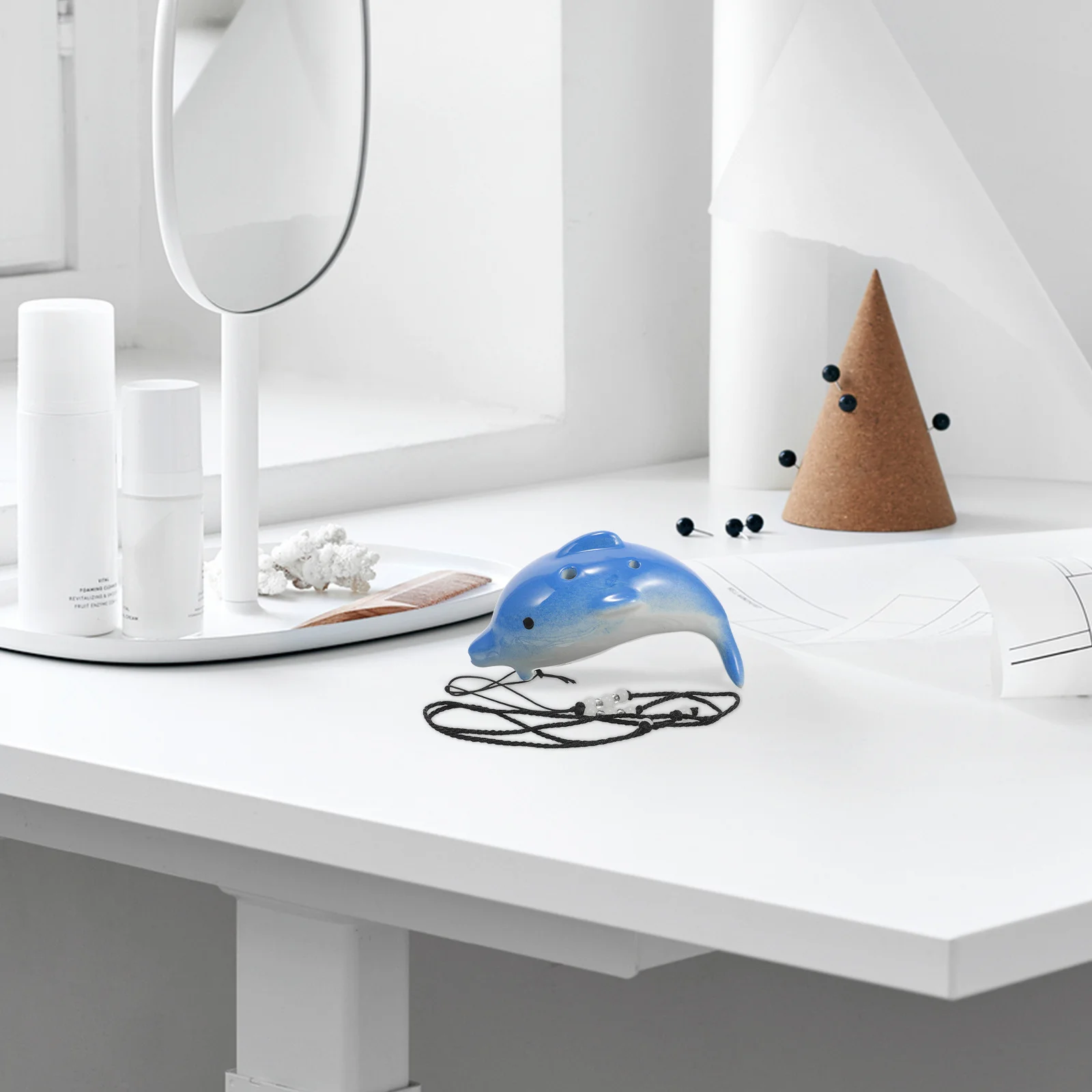 

Musical Instruments Portable Ceramic Ocarina Small for Beginner