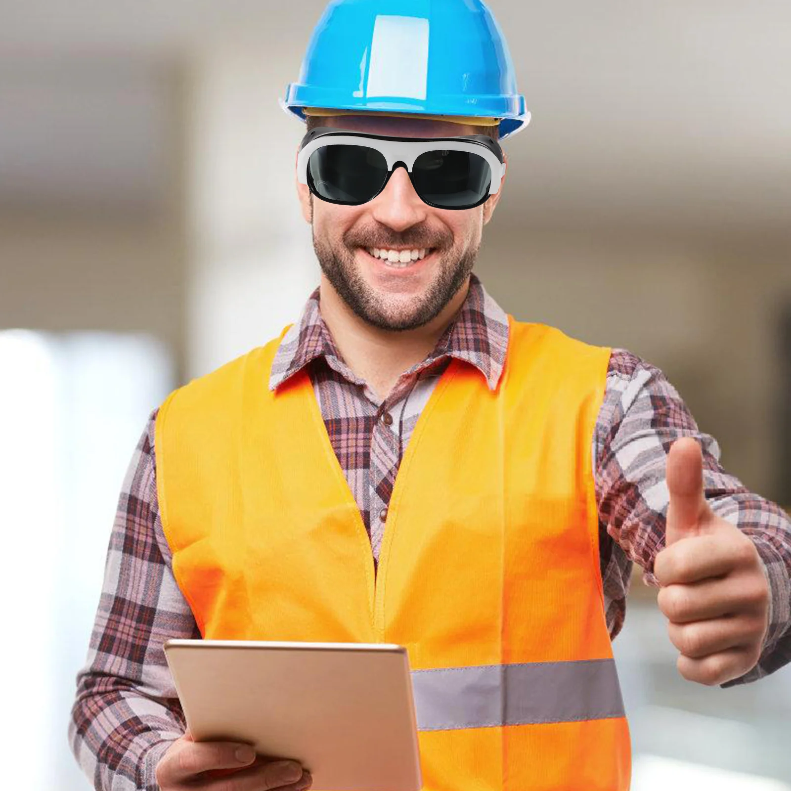 

10Pcs Welding Protective Glasses Anti-Scratch Safety Eyewear for Welders Clear Lens Work Safety Goggles for Men Women