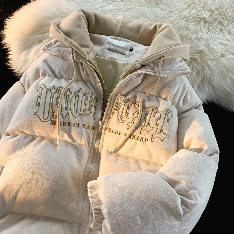 Women\'s Winter Oversize Jacket Down Cotton Padded Coat Female Loose Casual Overcoat Female Fashion Hooded Short Parkas