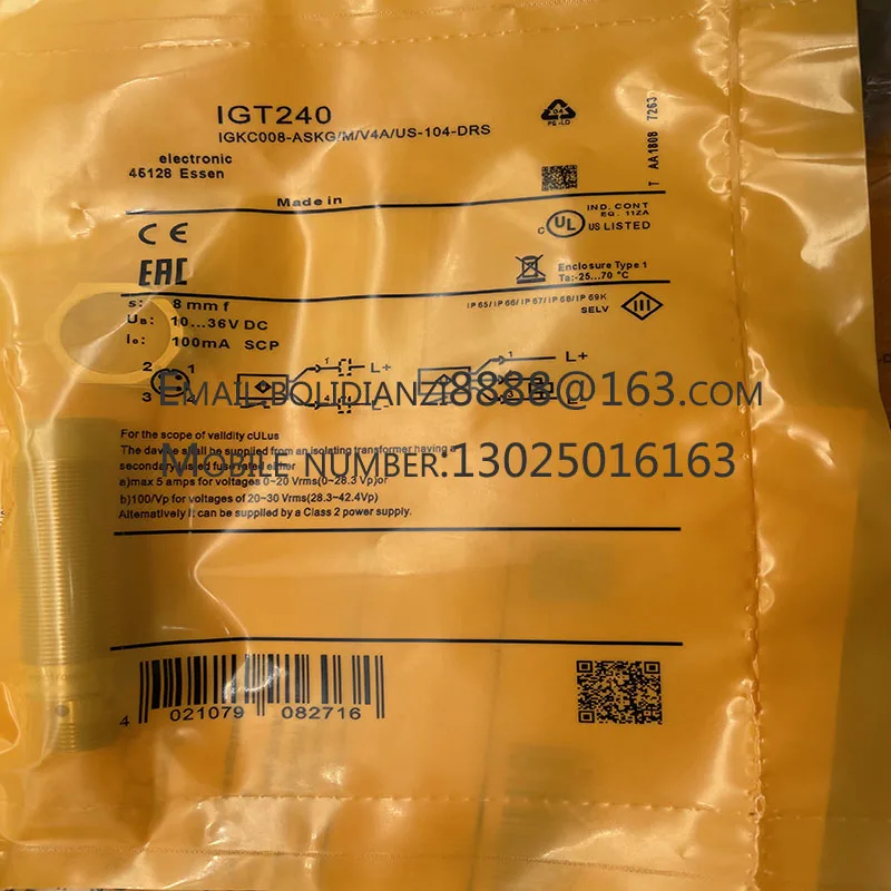 

The brand-new original sensor IGT240 IGT220 IGT211 warranty for one year in stock