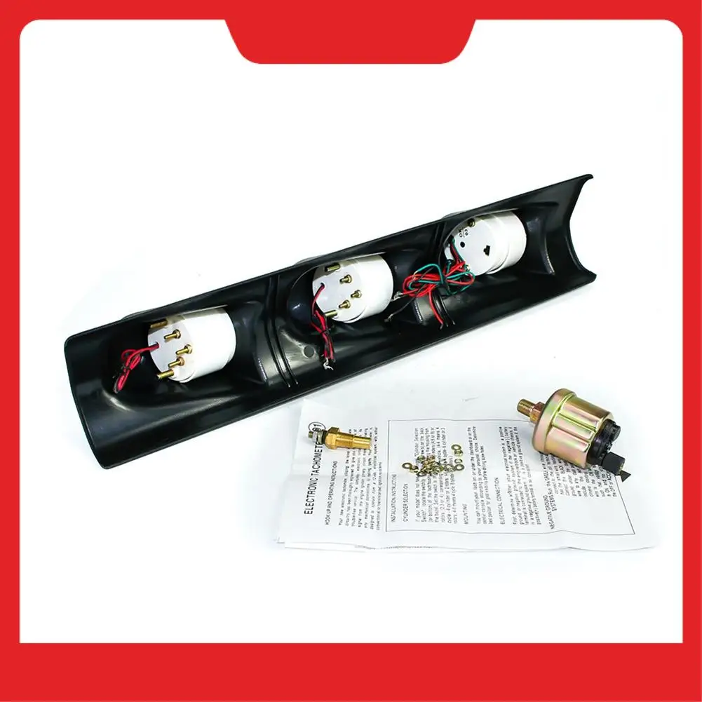 

Комплект тройного манометра 52 мм Манометр масла с датчиком 3 в 1, левый руль