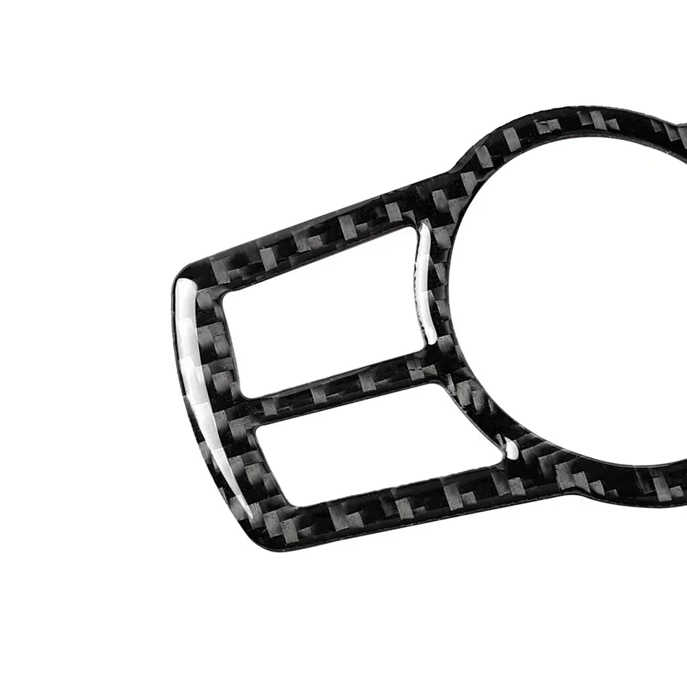Car Headlight Switch Panel Cover Sticker Carbon Fiber Switch Panel Trim Accessories For BMW 5 Series F10 F07 F01 F25 F26 X3 X4 N