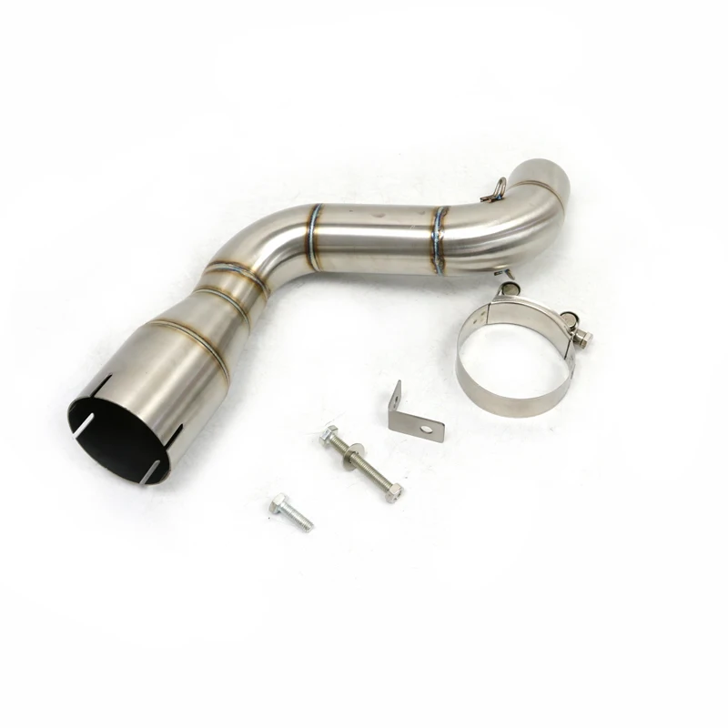 For KTM DUKE 200 DUKE200 KTM200 2021 Motorcycle Exhaus Muffler Middle Link Pipe Pit Bike Elbow Racing Modified Stainless