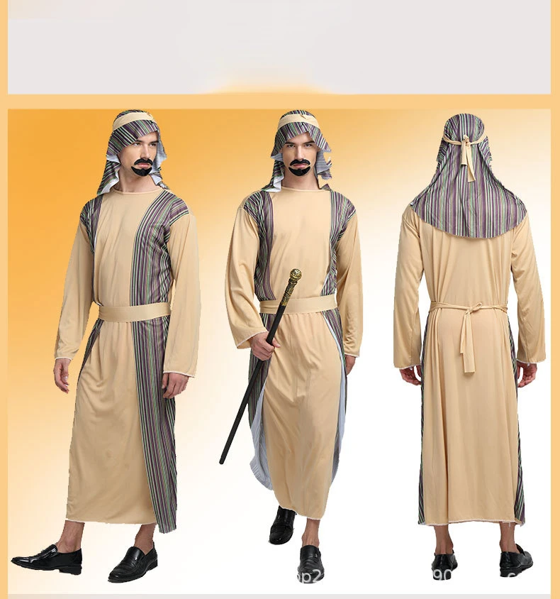 المملكة العربية السعودية ملابس الرجال علاء الدين ملابس الشرق الأوسط أزياء الراعي الإمارات العربية المتحدة دبي يسوع زي الكتاب المقدس