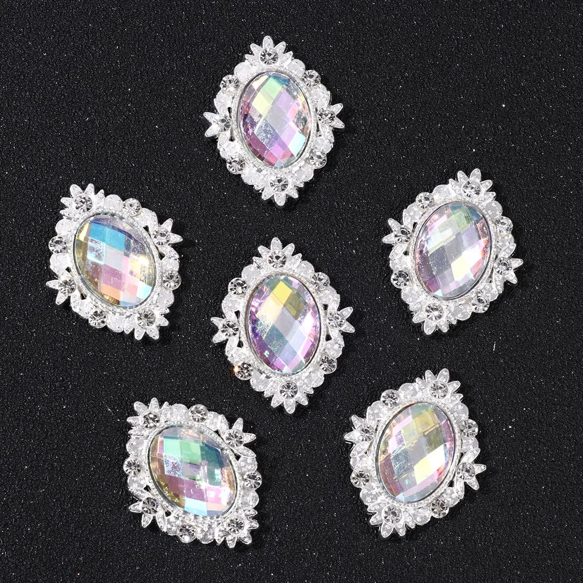 

10Pcs Alloy Shoe Clip Accessories Rhinestone Decoration for Wedding High Heels Flats Boots Pumps Stylish Sparkle Patch