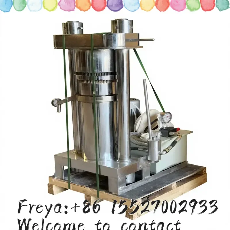 Factory Direct Automatic Hydraulic Oil Expeller Vertical Stainless Steel Oil Press for Sunflower Flax Seed Oil Making