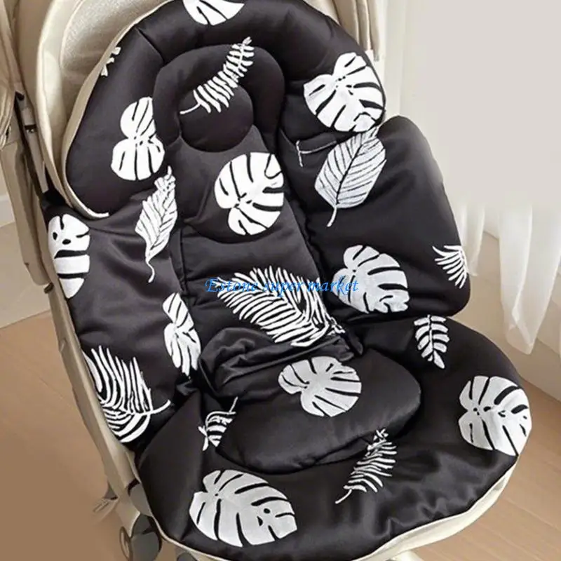 

090B Strollers Shoulder Belt Cover Soft Breathable Cushion Mat with Crotch Pad