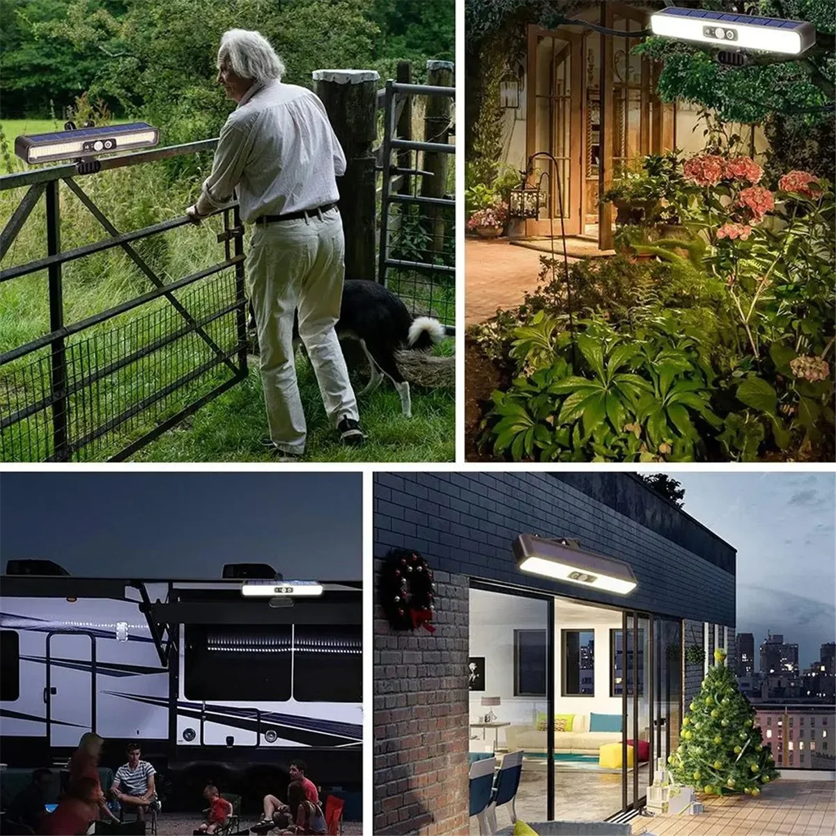 Y31A مشبك قوي LED أضواء الجدار الشمسية IP65 مقاوم للماء مستشعر حركة خارجي ضوء الشارع مصباح Forgarden سياج جدار فانوس