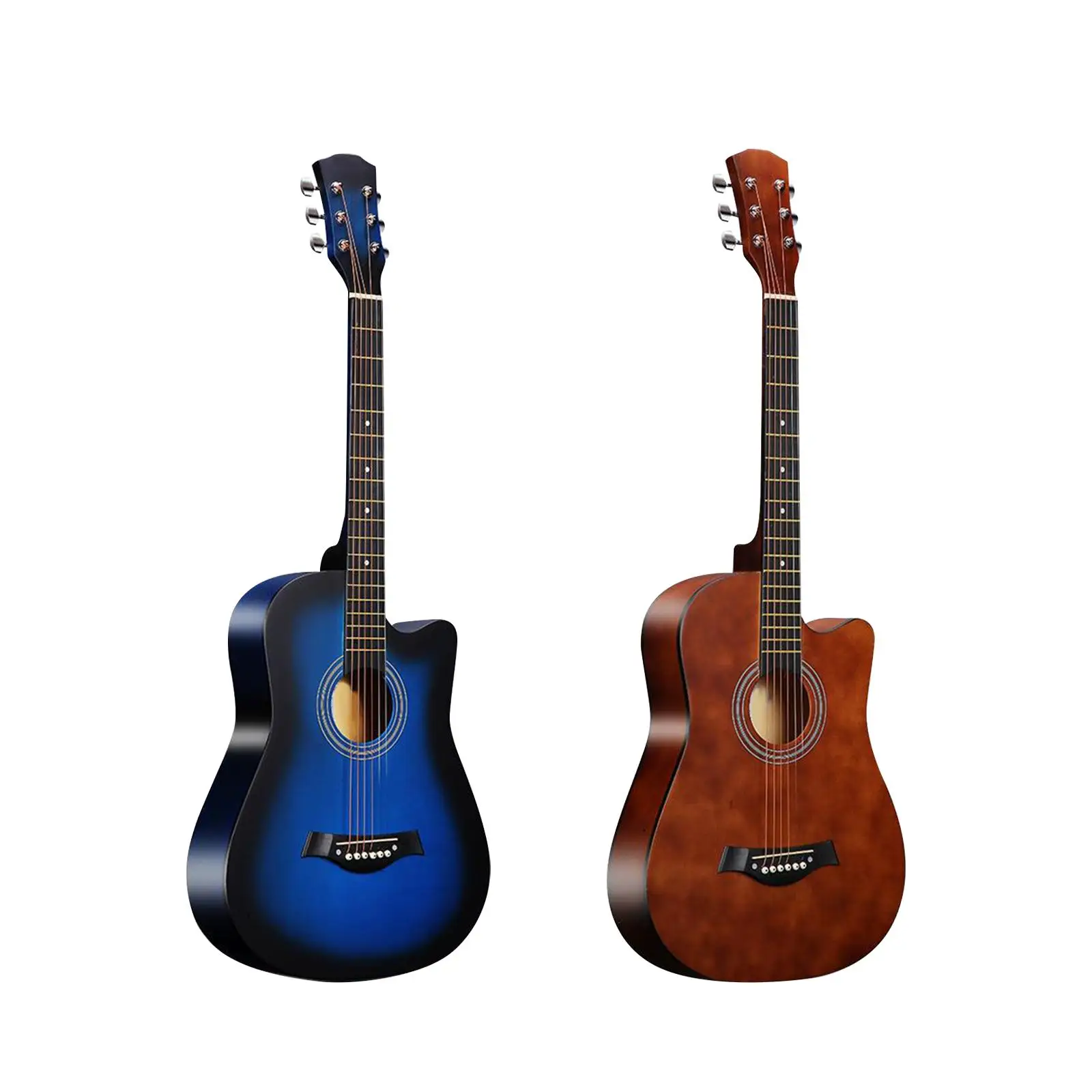 38\'\' acoustic guitar, easy to learn musical instrument for adults in