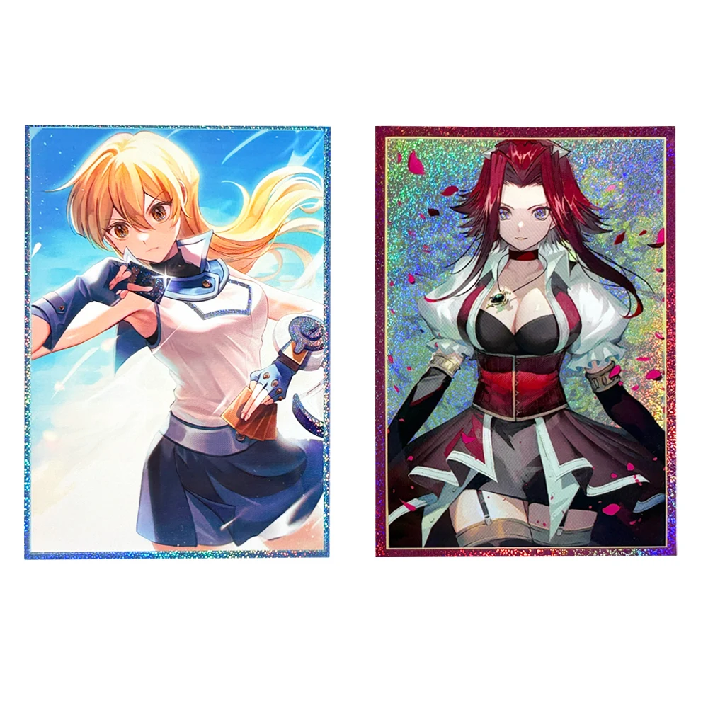 

50 шт., 63x90 мм, японский размер, флэш-аниме, рукава для карт, настольная игра, защита для коллекционных карт для игральных карт YGO