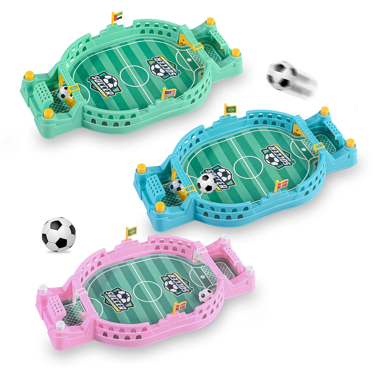 Мини-настольные футбольные игры, детские игрушки, футбол, пинбол, настольный спорт, двойной игрок, конкурс, подарки для детей, семейные игры