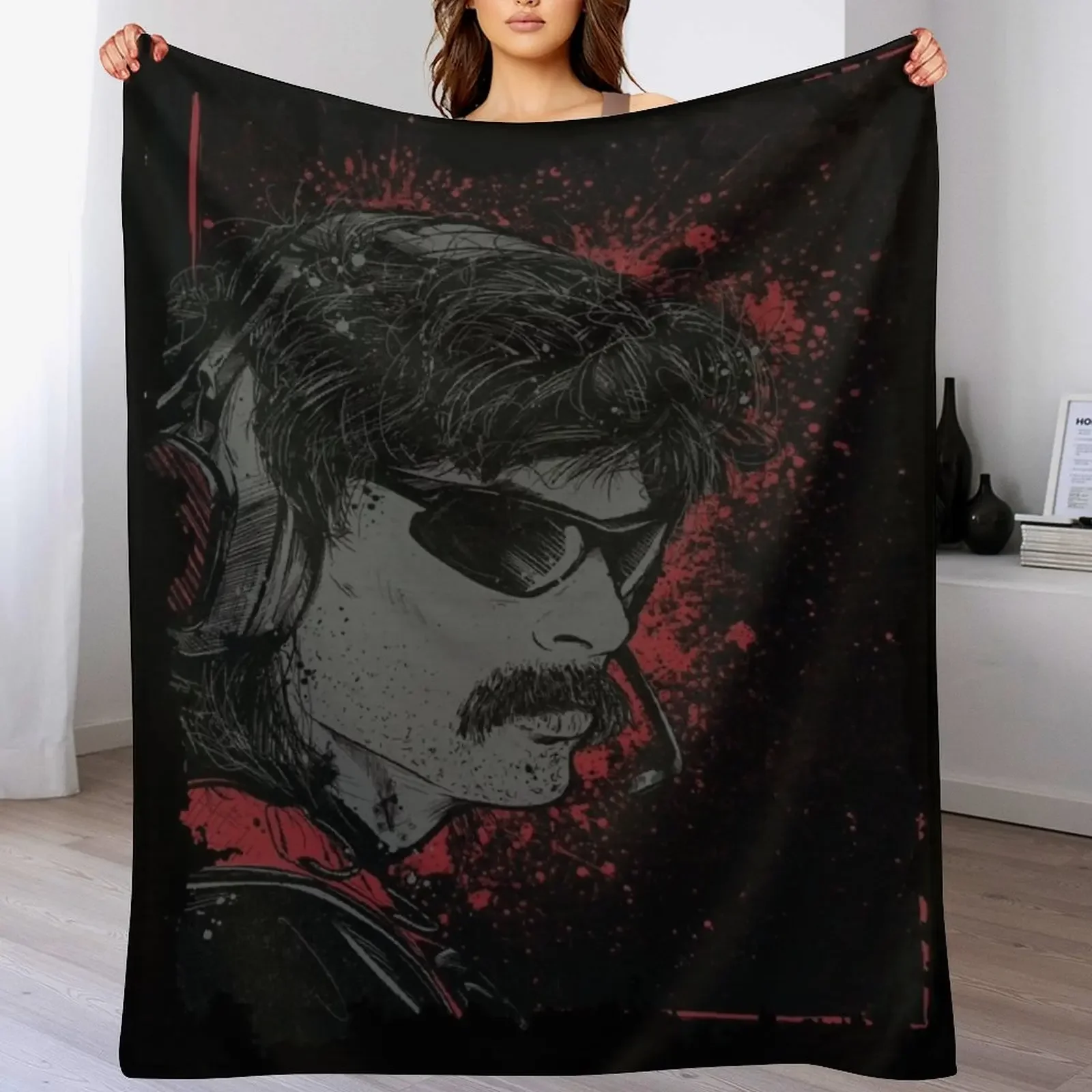 Dr Disrespect Violence Speed Momentum Throw Blanket Sleeping Bag for winter Blankets