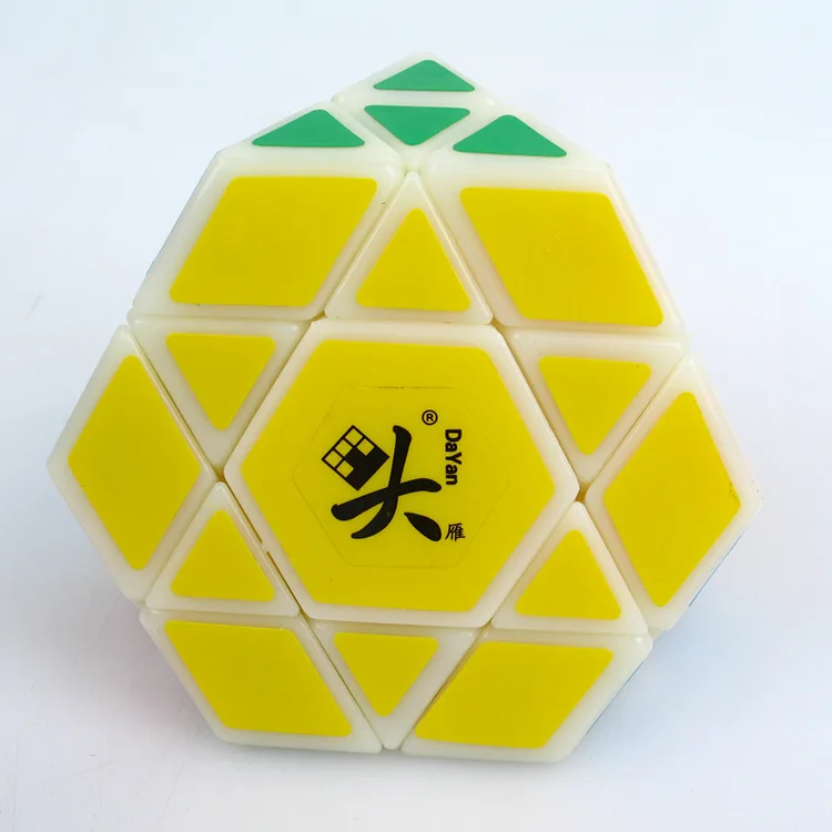 دايان مكعب سحري غريب الشكل من الأحجار الكريمة الجيل الثامن مكعب أحجار كريمة كبير على شكل خاص مكعب هرم زاوية مقطوعة