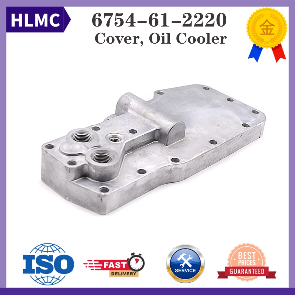 

Mechanical Engine Parts OIL COOLER COVER 6754-61-2220 3979393 for Engine SAA6D107E PC200-8 QSB6.7