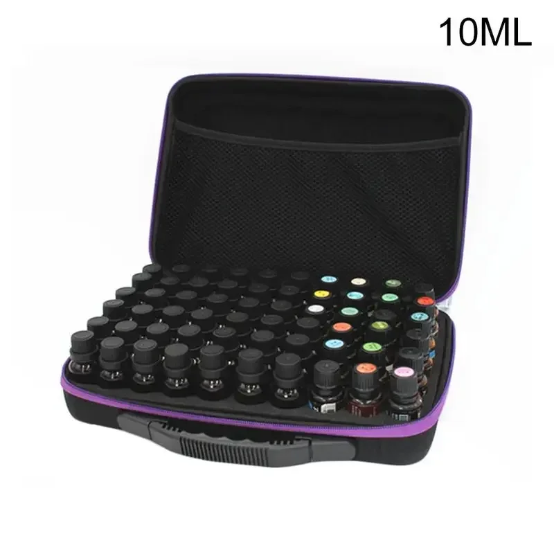 Essential Oil Case Carrying Holder 60 Bottle Perfume Oil Nail Polish Organizador Storage Bag Storage Box Travel 10ML 15ML