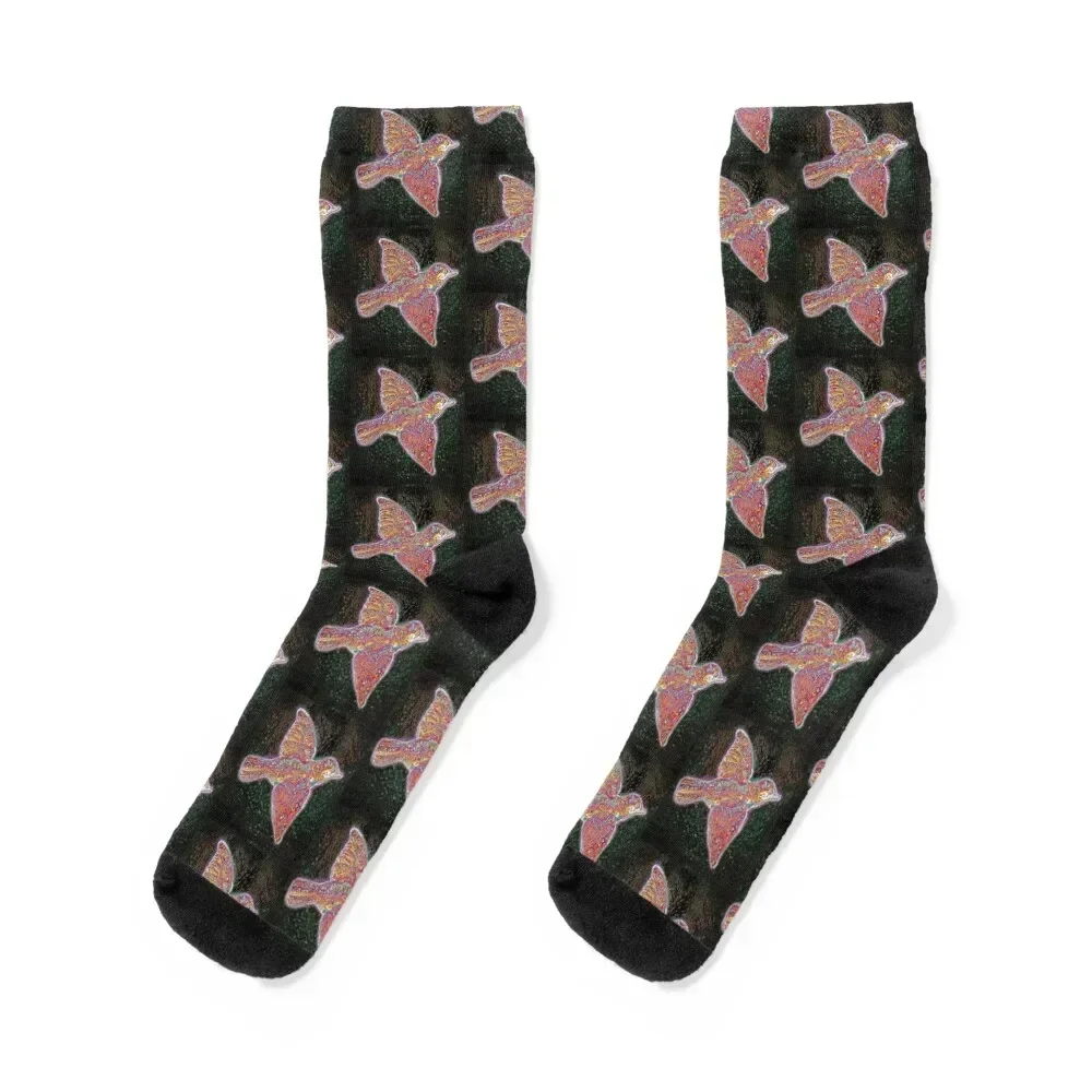 

love bird widespread Socks kawaii New year's Lots Toe sports Socks Girl Men's