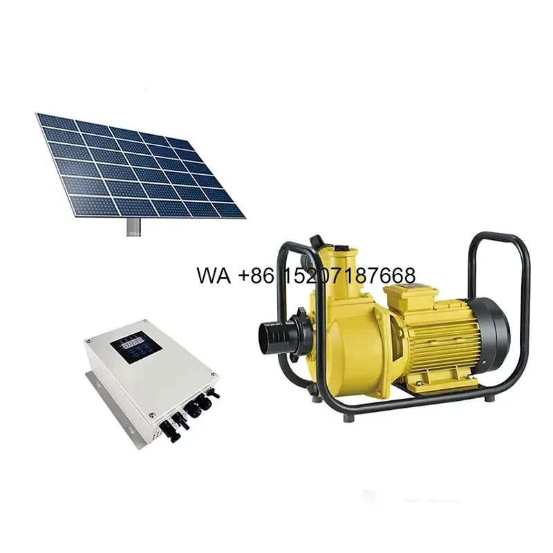 Wmwmnu Hybrid Solar Water Pump System for Irrigation Booster Solar Water Pump