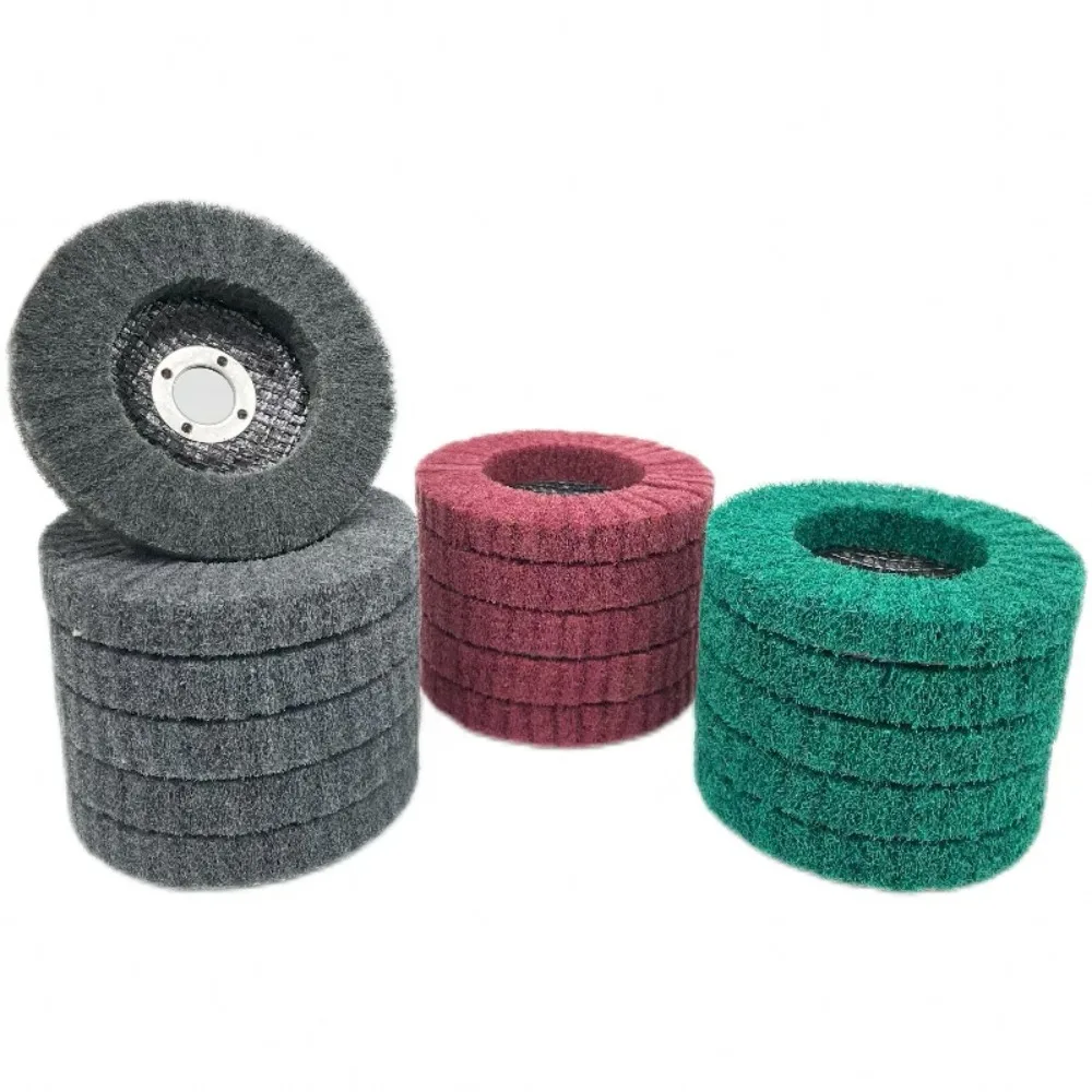 

Полировальный диск из нейлонового волокна с зернистостью 800 (4/4,5/5 дюймов) для угловой шлифовальной машины, для полировки дерева и металла, для домашнего использования и мастерских работ