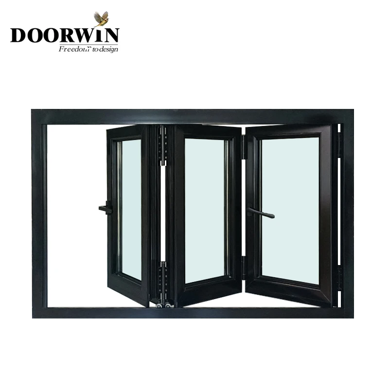 Doorwin-キッチン用折りたたみ式スクリーン、高性能、粉末コーティング、断熱、アルミニウム、窓ガラス