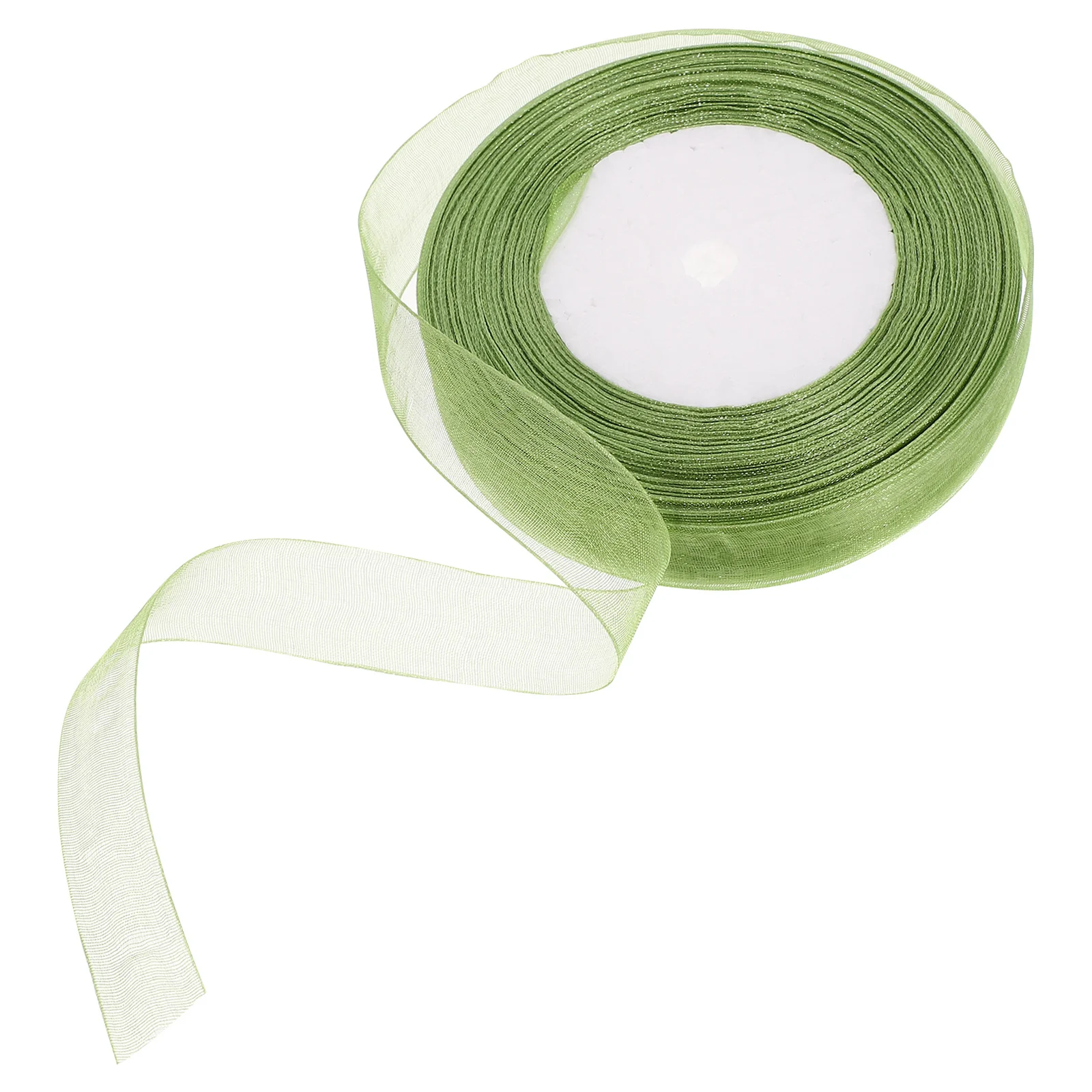 

Sage Green Tulle Ribbon 1 Roll Wear-Resistant Present Ribbon for DIY Crafts Clothing Accessories Photo Props Tulle Roll