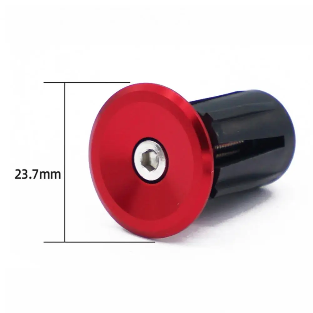 Rust-Proof Lightweight Aluminum Alloy Wear-resistant for Road Bike 2Pcs Handlebar End Plugs for Road Bike