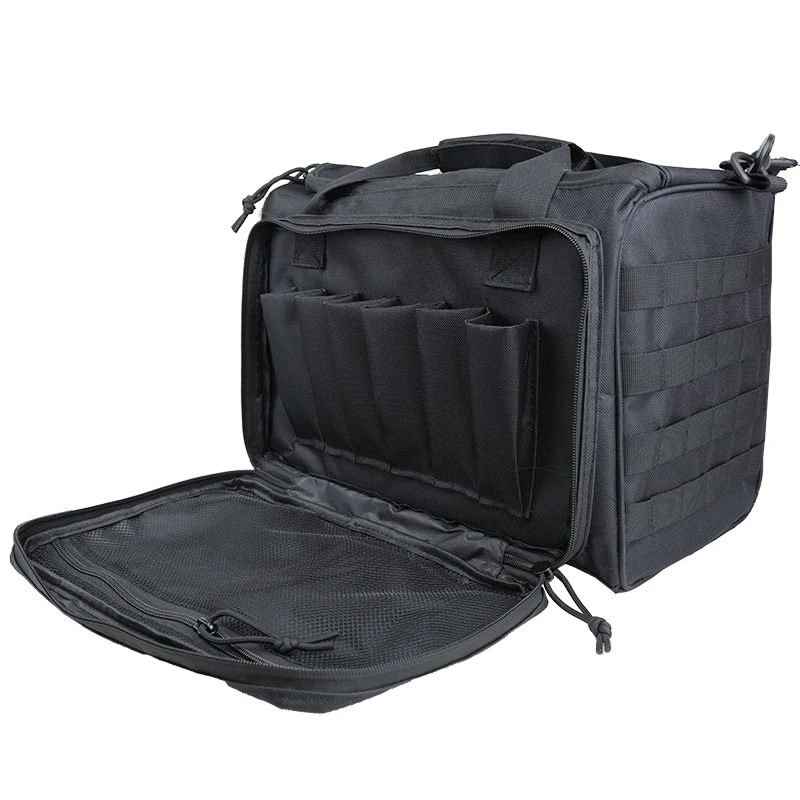 Tactical Pistol Bag 600D Nylon Waterproof Outdoor Sport Hiking Camping Shoulder Bag Tactical Accessories Shooting Handbag