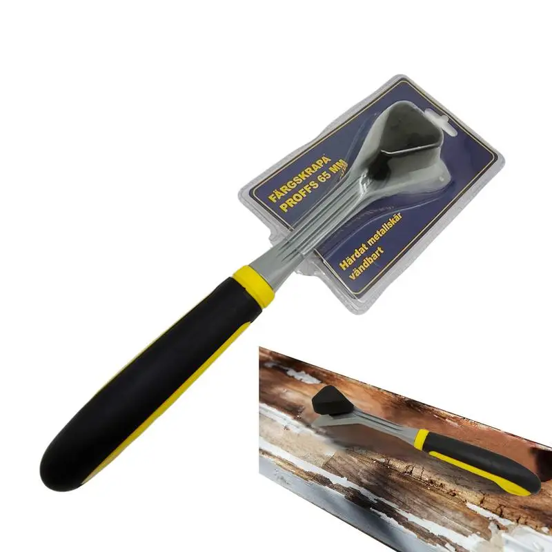 Paint Scraper Tool Ergonomic Carbide Paint Removal Scraper Cemented Carbide Scraping Tool for Removing Decals Glue Stains Rust