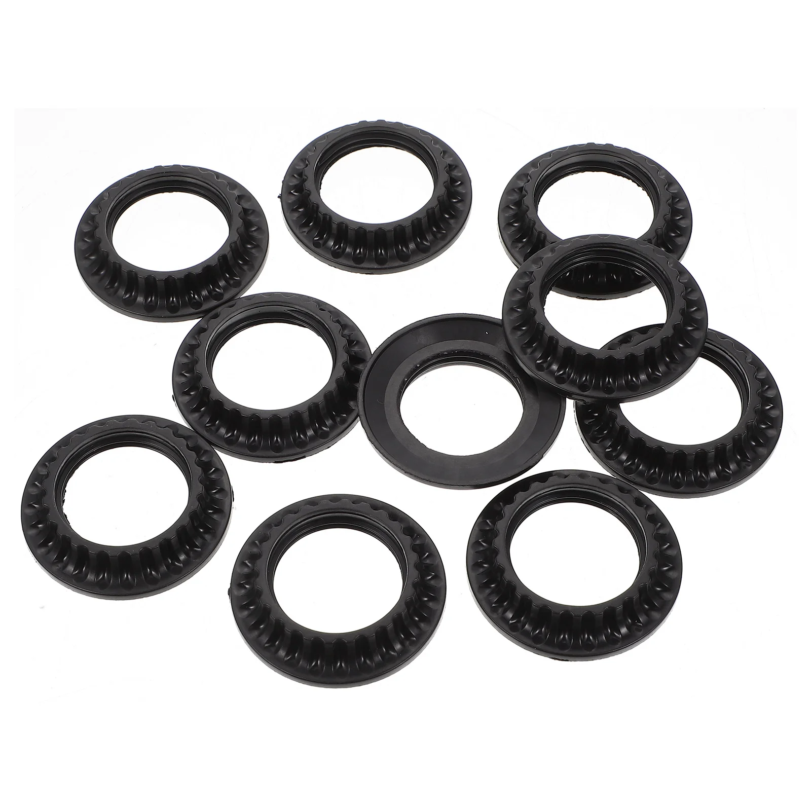 

10Pcs E26 Light Holder Fixing Ring Heat Resistant Plastic Retaining Clip for Tight Lamp Assembly DIY Installation Essential