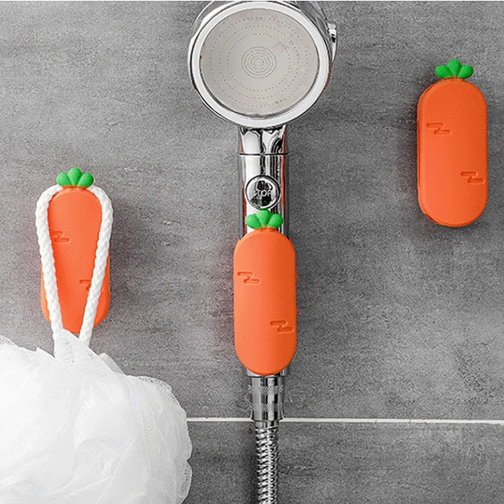

Держатель насадки для душа на присоске, регулируемая силиконовая полка для ванной комнаты, без дрели, многоразовый органайзер для хранения, кронштейн, аксессуары для душа