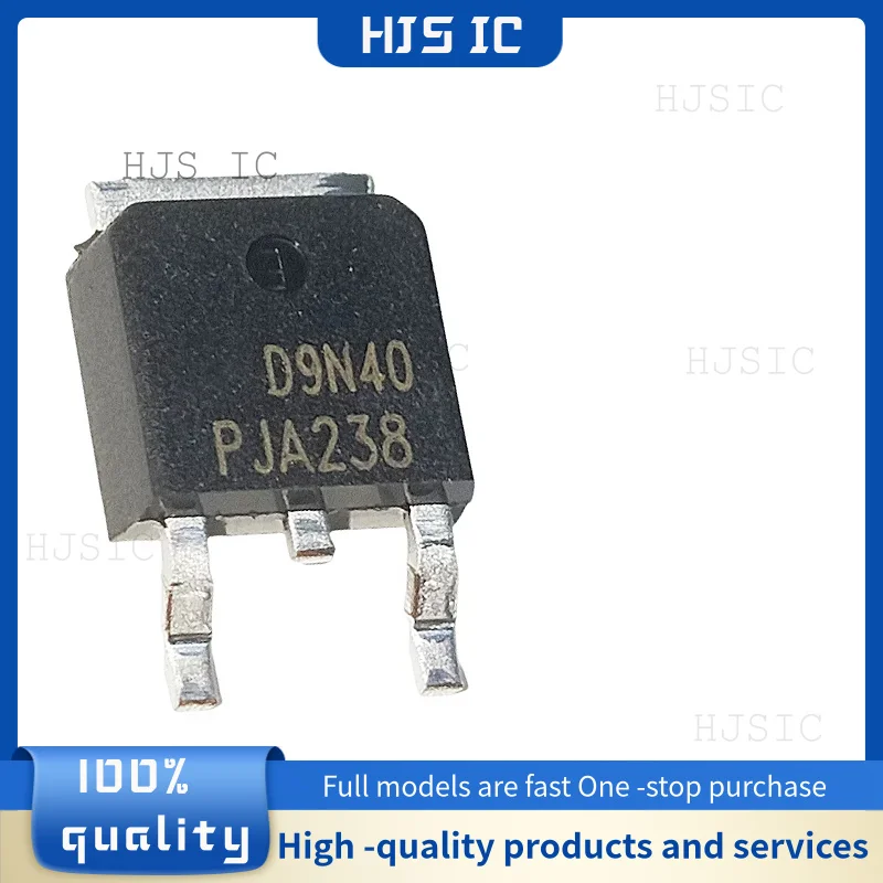 10PCS~20PCS NEW quality AOD9N40 D9N40 9N40 9A/400V N-channel MOSFET SMT TO-252 transistors electrónica electronics component IC