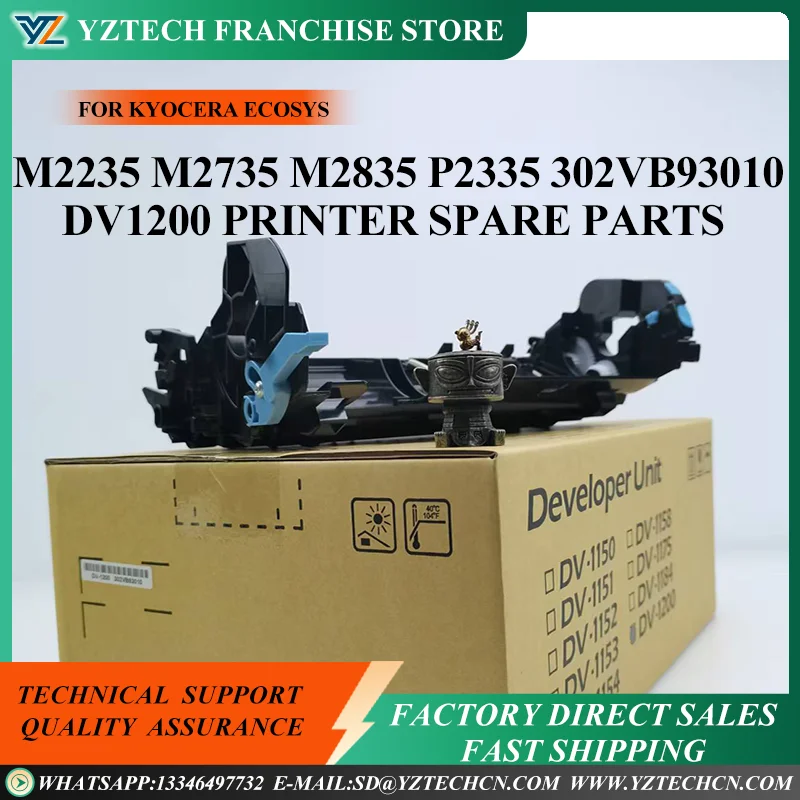 

1X Developer Unit DV-1200 DV1200 302VB93010 for Kyocera ECOSYS M2235 M2735 M2835 P2335 Printer Spare Parts