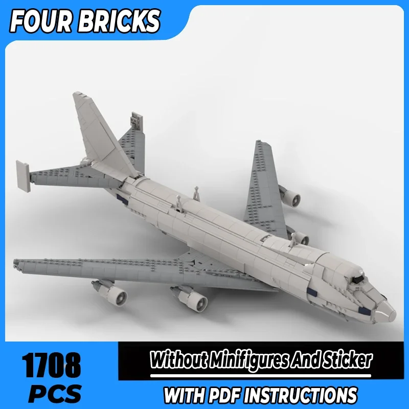 

Moc Building Blocks 10360 Boeing 747 SCA aircraft Technology Modular Bricks Model Gifts Christmas Toys DIY Sets Assembly