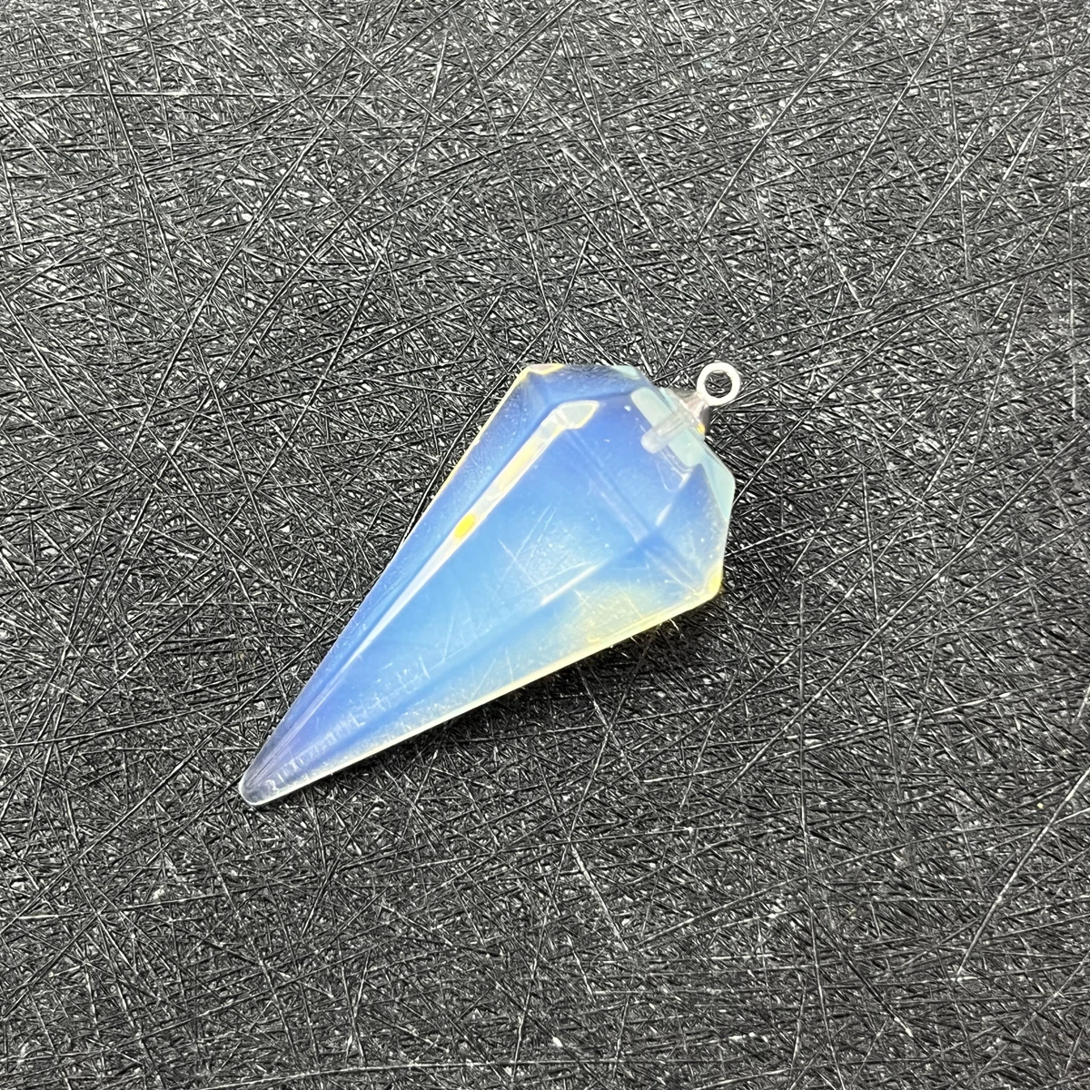 2pcs Natural Stone Pendant Hexagonal pyramid Agate Rose Quartz Amethyst Stone Charms For Jewelry Making DIY Necklace Accessories