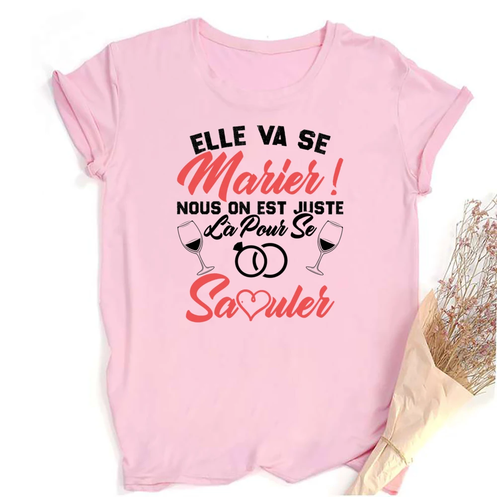 تي شيرت This Is My EVJF My Girlfriend Is Crazy Bachelorette Party Bride تي شيرت لحفلات الزفاف والعطلات بأكمام قصيرة قمصان هدايا العروس