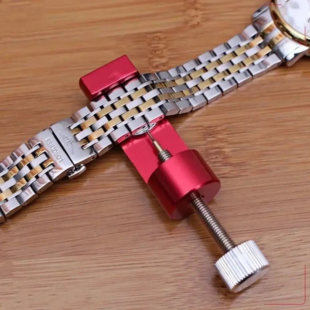 Metal Construction Watch Repair Tool Professional Grade Stainless Steel Watch Strap Tool Adjustable Design Easy To Use