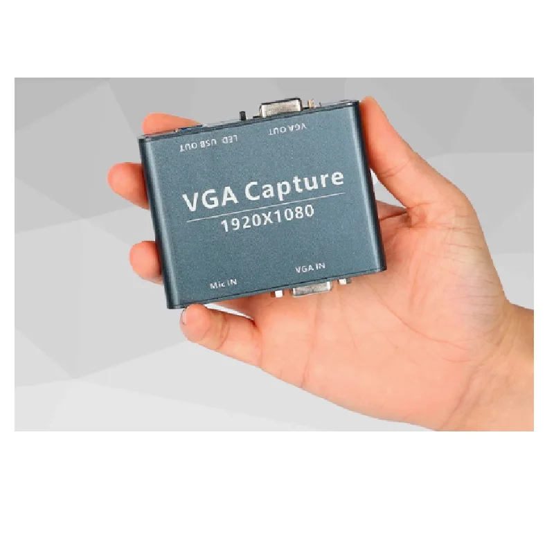 VGA signal arcade screen projection live streaming audio and video drive free USB capture card box B-ultrasound image data
