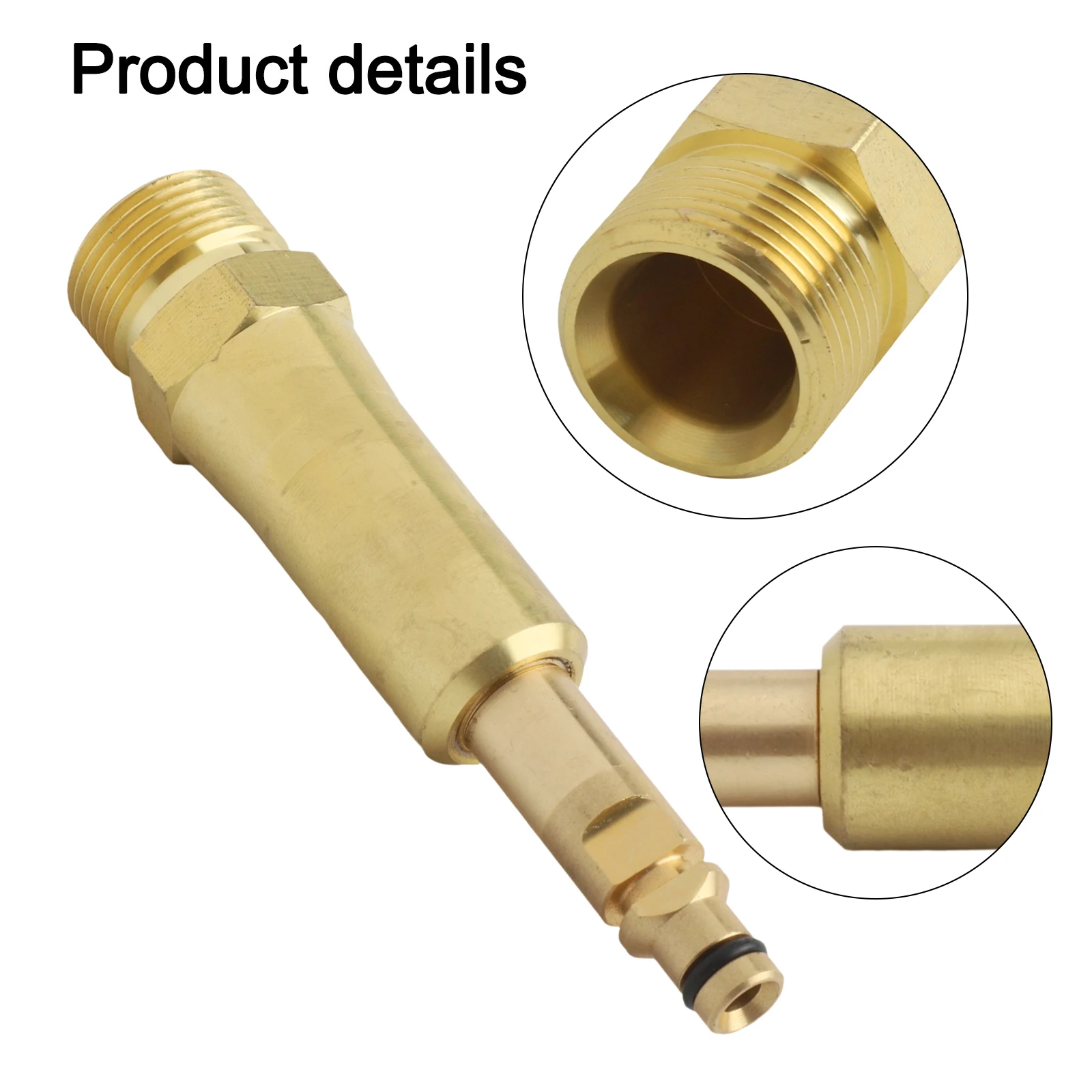 For Karcher K2 K3 High Pressure Cleaning Rotary Threaded Connector Built for Robustness and Effective Dirt Removal