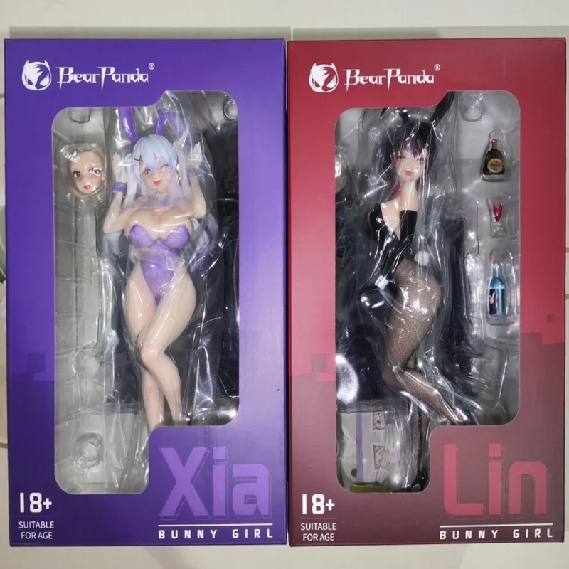 

Bearpanda Original 1/6 Bunny Girl Asanagi Rin Xiya Температурная краска и 3d хрустальный глаз и креативная сцена Модель игрушки в подарок на складе