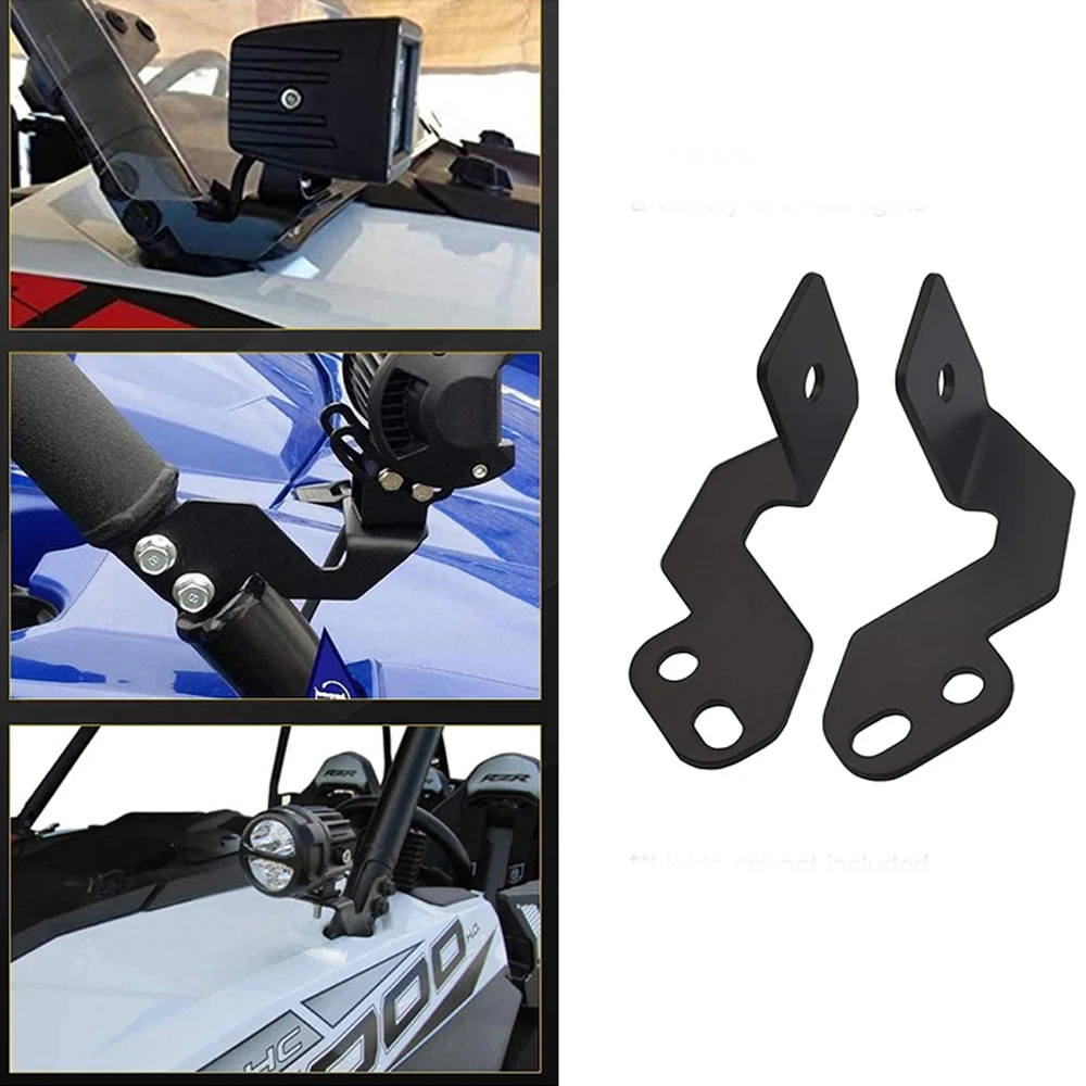 

UTV ATV Accessories Led Work Lights Side Pillar Mounting Bracket For UTV Polaris RZR XP 900 1000