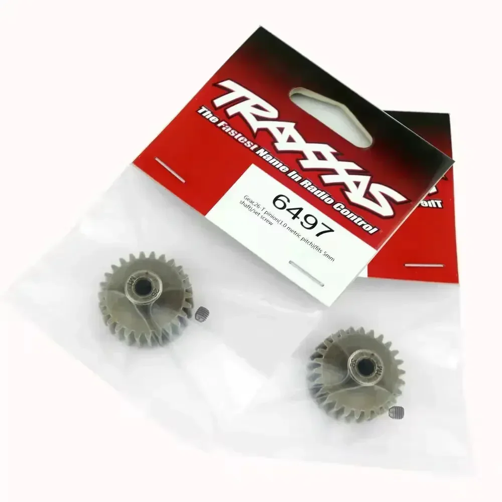 26 T Motor Gear Rondsel 1.0 M 5mm 6497 voor TRXS Maxx Hoss RC Auto Onderdelen Accessoires