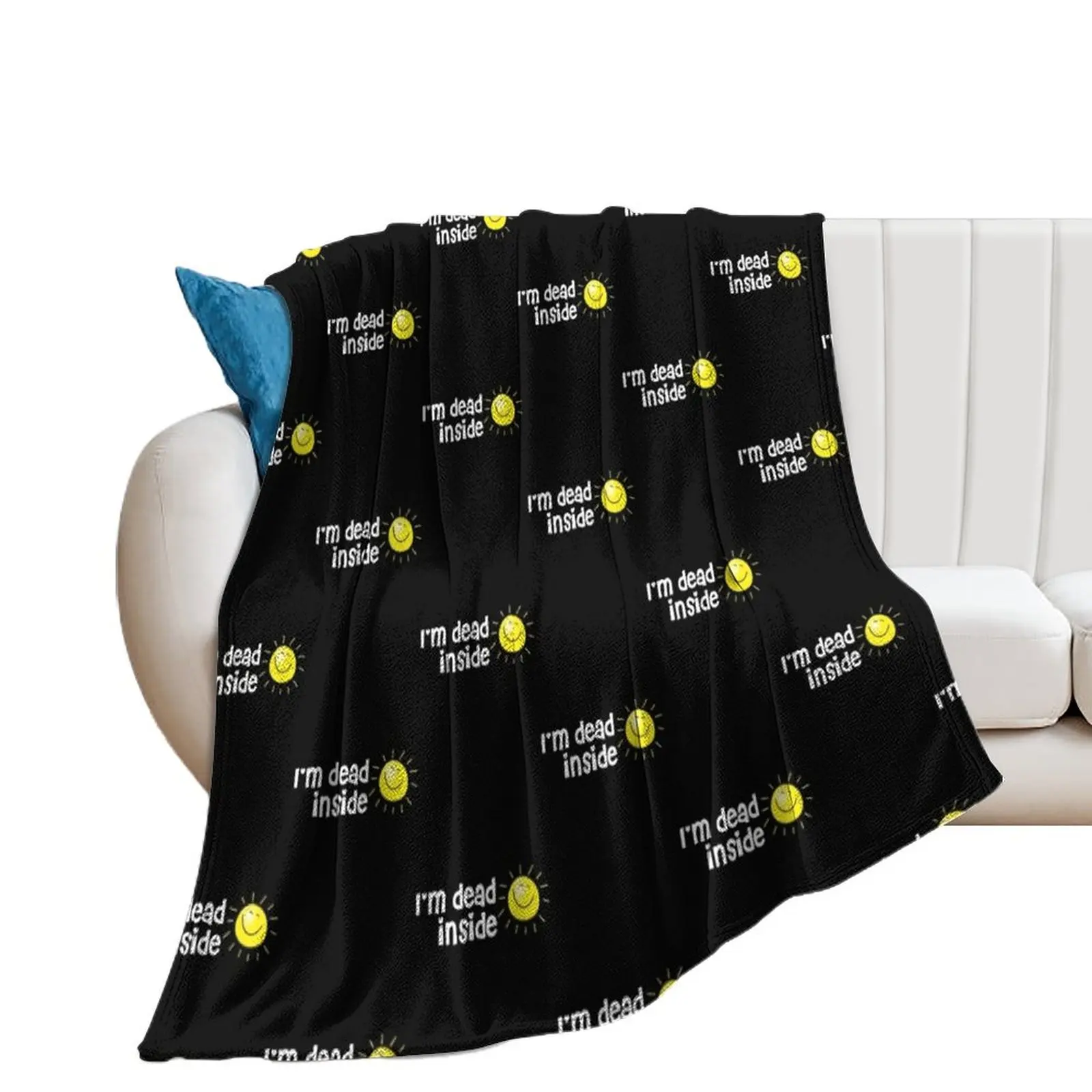 Im Dead Inside 3L Throw Blanket Designers manga Thin Blankets