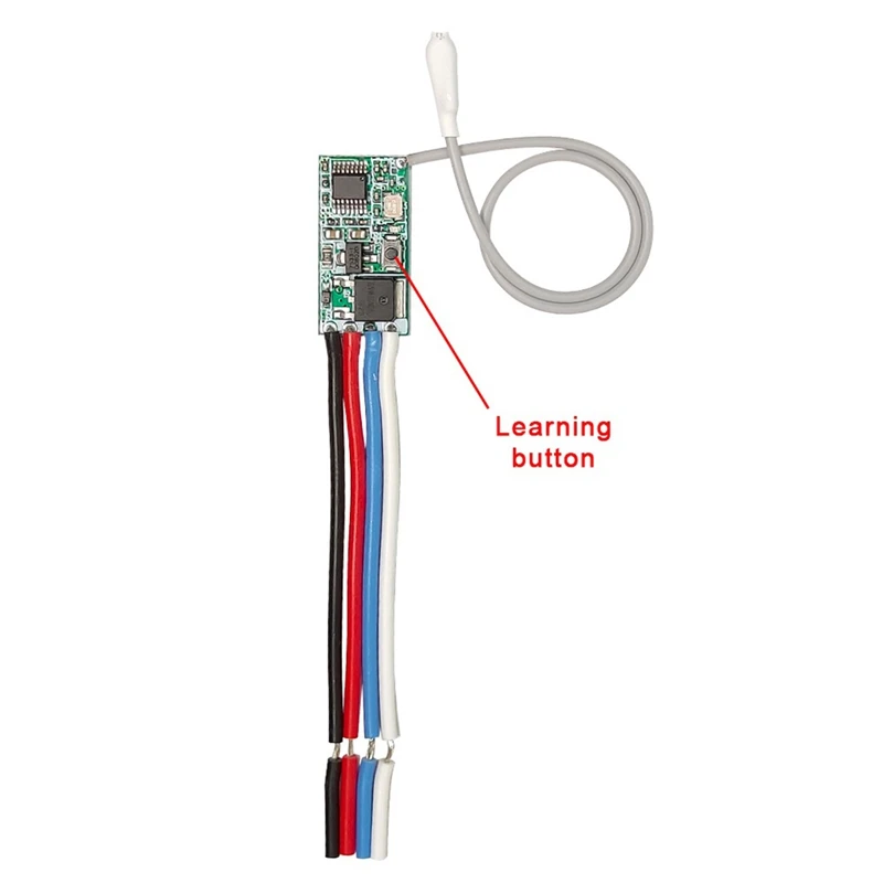 10PCS 433Mhz Universal Wireless DC 3.6V-24V Remote Control Switch 1 CH RF Relay Receiver LED Light Controller DIY Kit