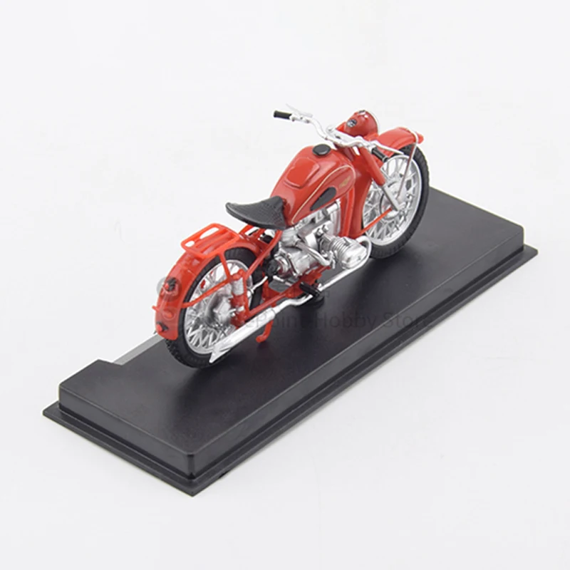 1:24 Scale Plastics Soviet M-52 Toys Motorcycle JAVN047 Model Classics Nostalgia Adult Collectible Souvenir Gifts Static Display