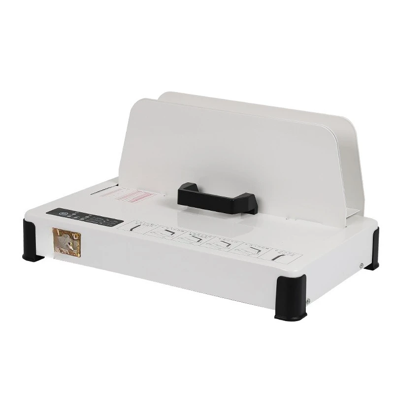 Hot melt binding machine Automatic hot melt envelope binding machine Office tender strip quick loading small binding machine
