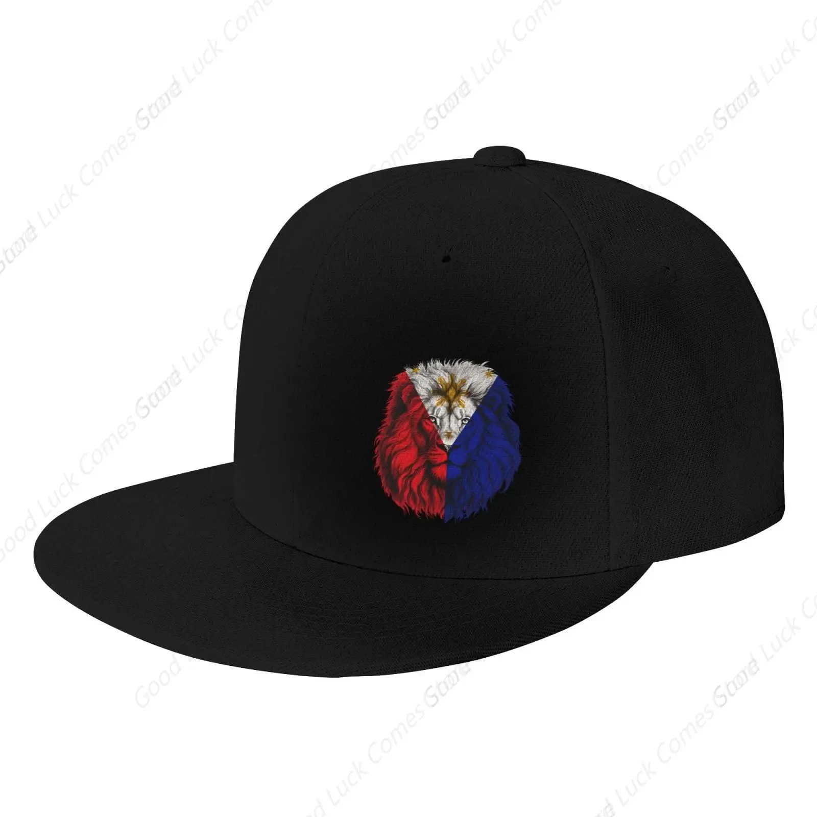 Philippines Philippinese Filipinos Lion Flag Snapback Hat for Men Women Flat Bill Brim Hat Adjustable Baseball Cap