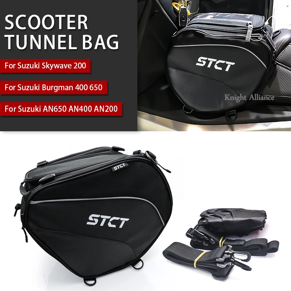 

Motorcycle Scooter Tunnel Bag Waterproof Navigation Tank Bag Tool Bags For Suzuki Skywave 200 Burgman 400 650 AN650 AN400 AN200