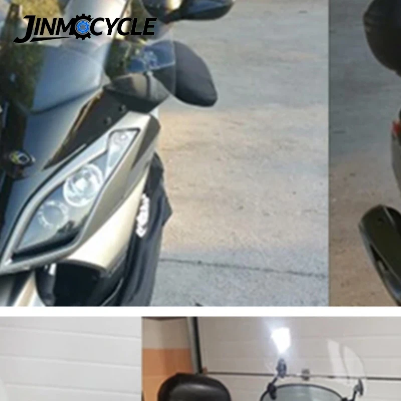 

Windshield Extension Universal Motorcycle Adjustable Spoiler Clamp-On Windscreen Deflector Suitable For All Motorcycle Models